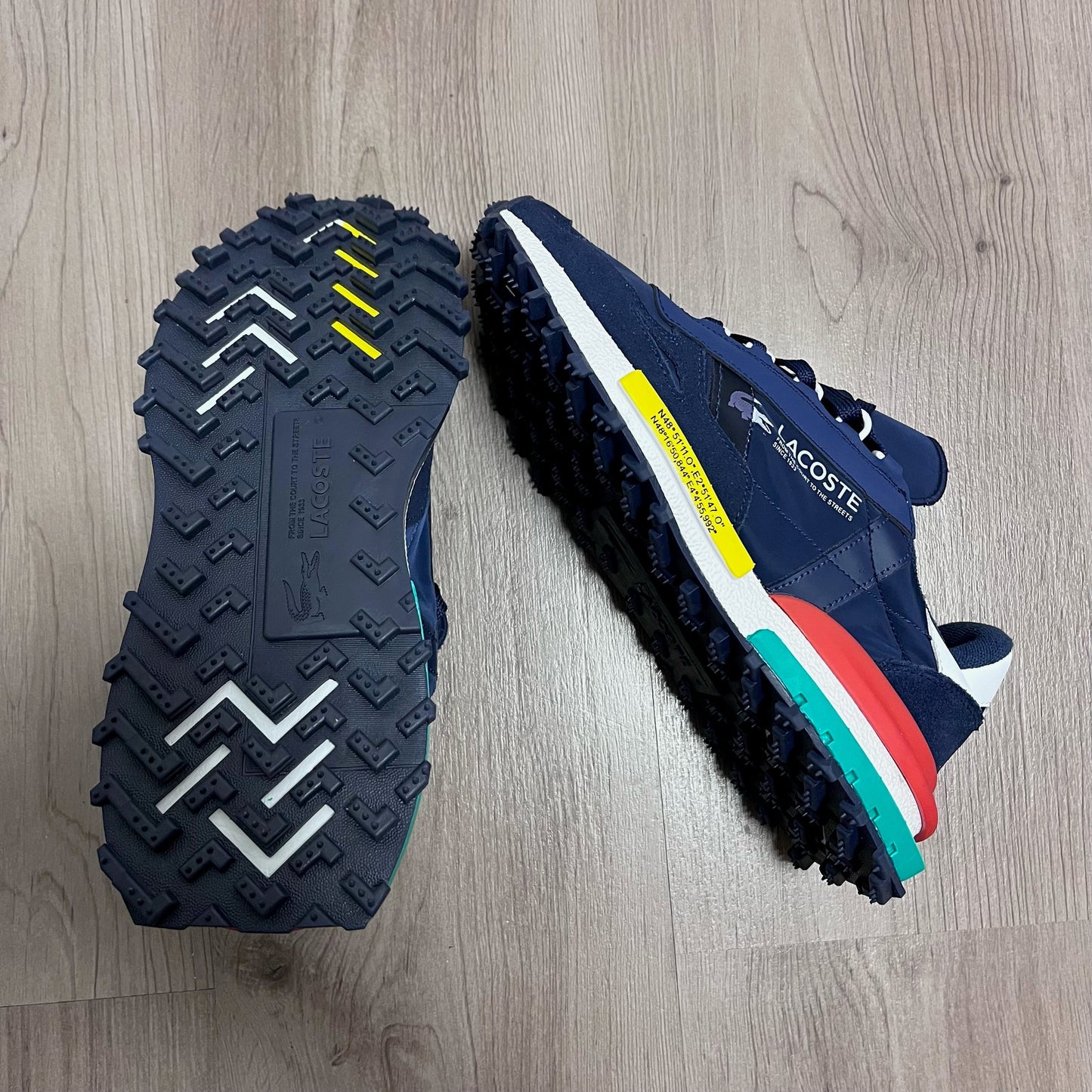 ZAPATILLAS LACOSTE AZUL MARINO♥️💛💚