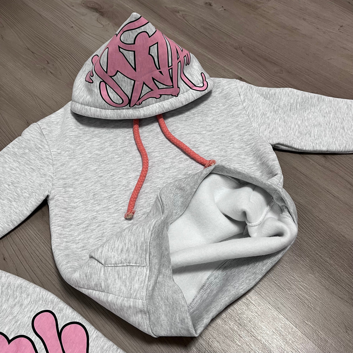Conjunto largo SYNAWORD GREY/PINK