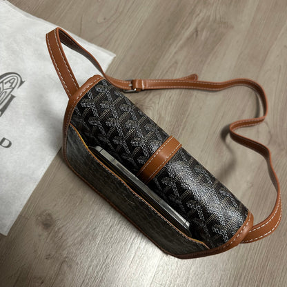 BOLSO GOYARD NEGRO/MARRÓN