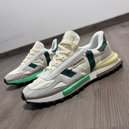 ZAPATILLAS LACOSTE WHITE💚💛