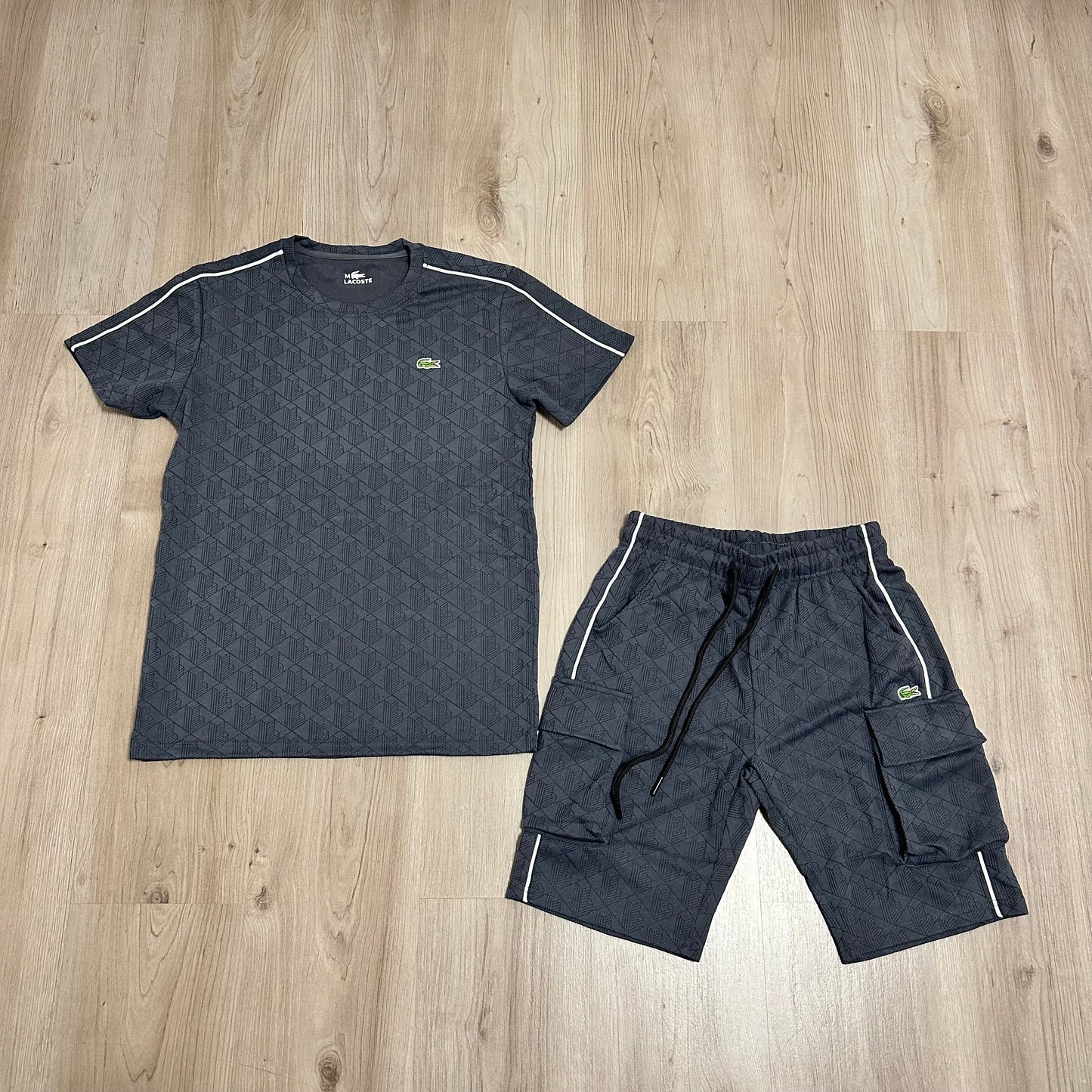Conjunto corto LACOSTE BORDADO