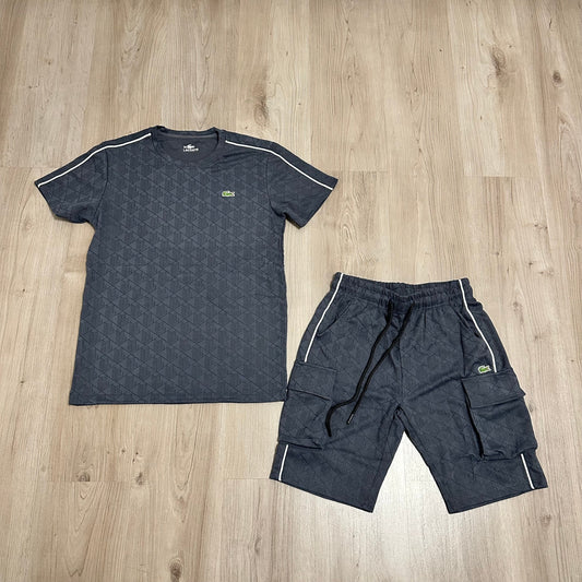 Conjunto corto LACOSTE BORDADO