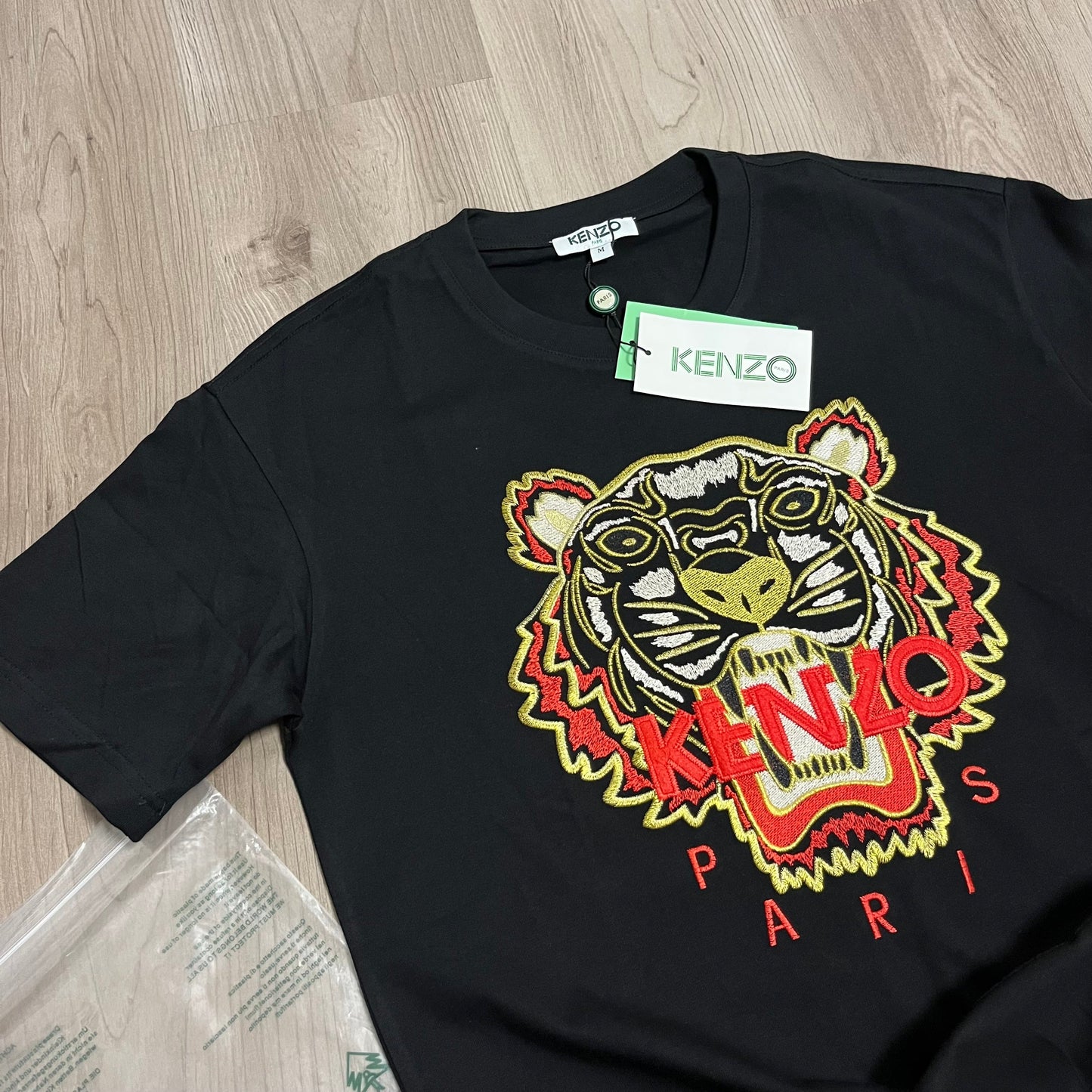 Camiseta KENZO BLACK RED TALLAJE DE MUJER