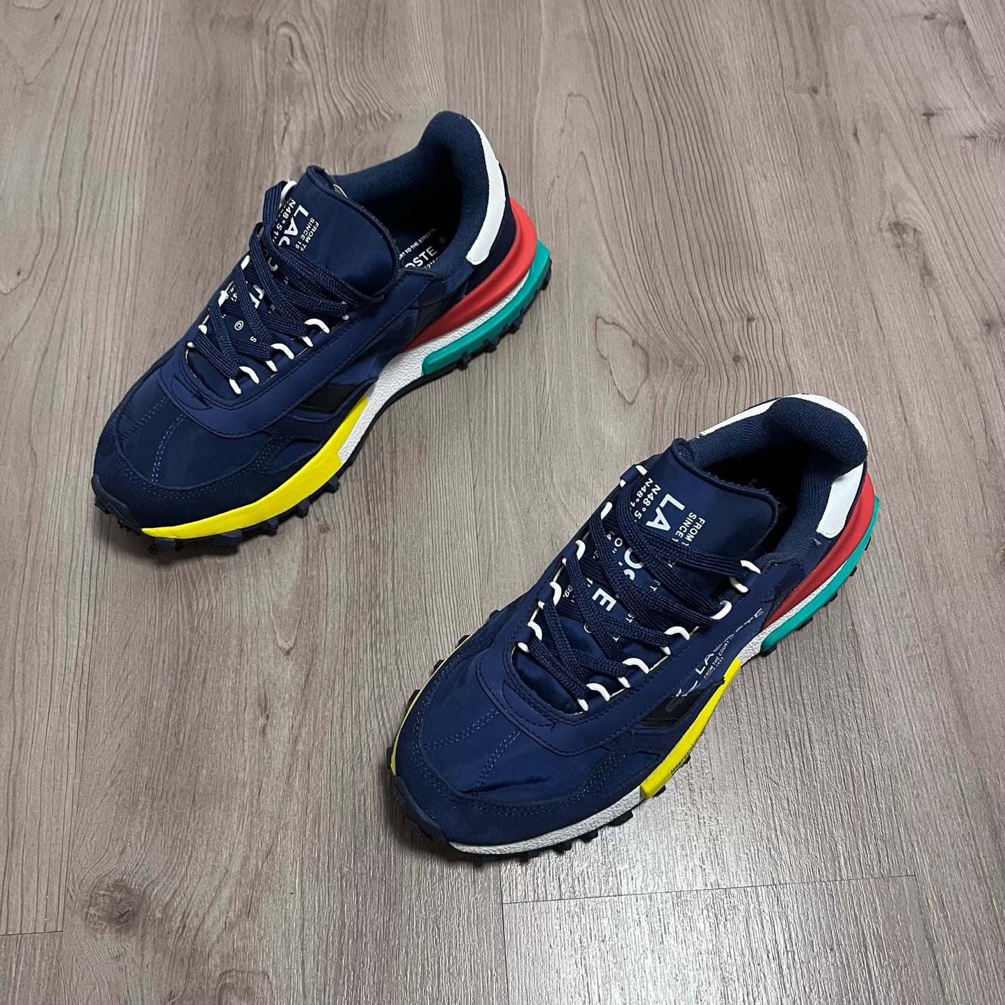 ZAPATILLAS LACOSTE AZUL MARINO♥️💛💚