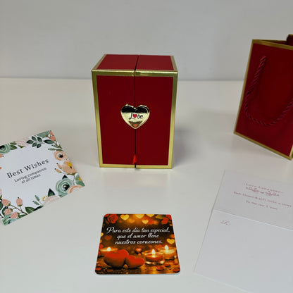 COFRE OSITO+ROSA ETERNAS+PULSERITA