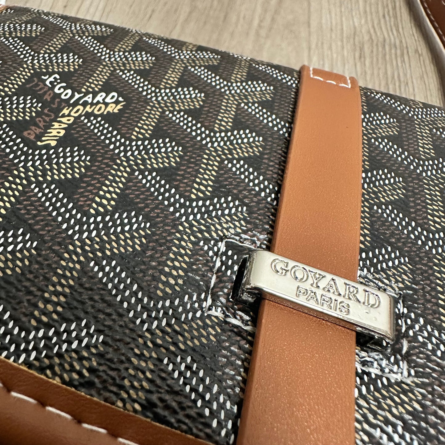 BOLSO GOYARD NEGRO/MARRÓN