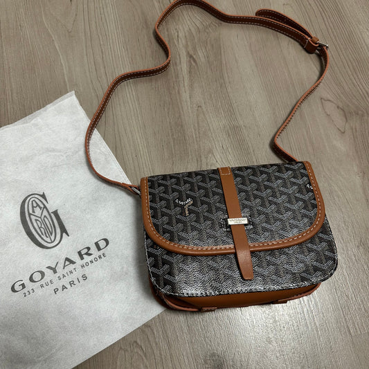 BOLSO GOYARD NEGRO/MARRÓN
