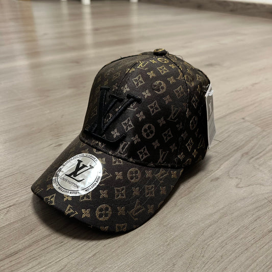 GORRA LV MARRÓN/NEGRO
