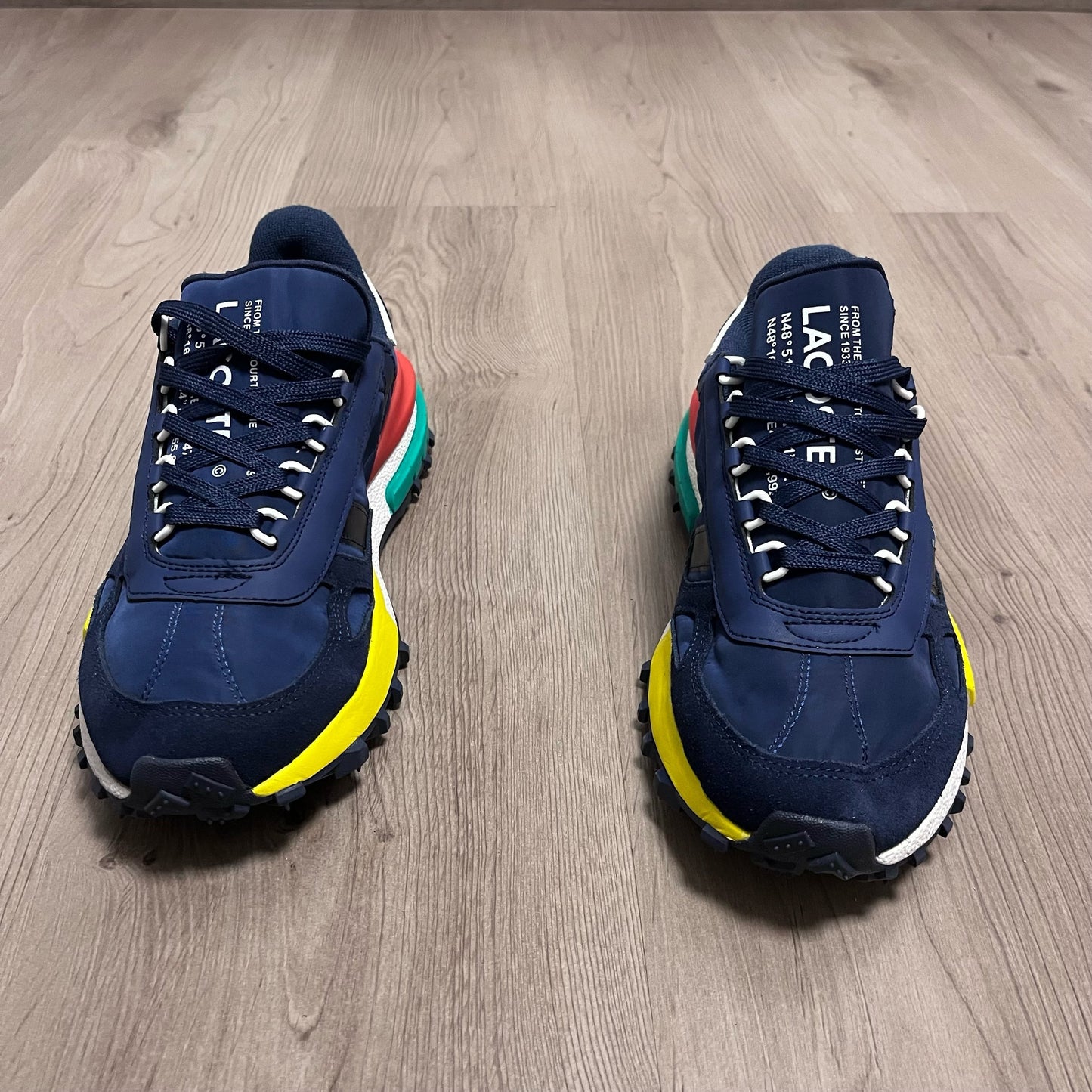 ZAPATILLAS LACOSTE AZUL MARINO♥️💛💚