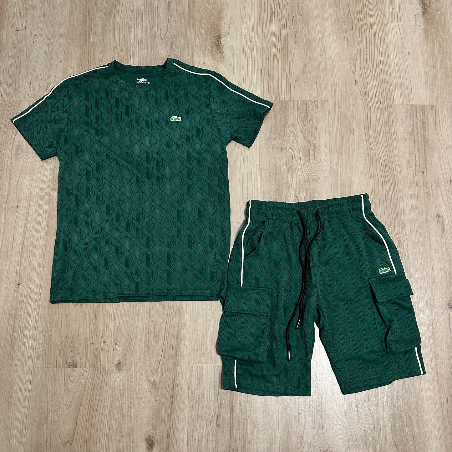 Conjunto corto LACOSTE BORDADO