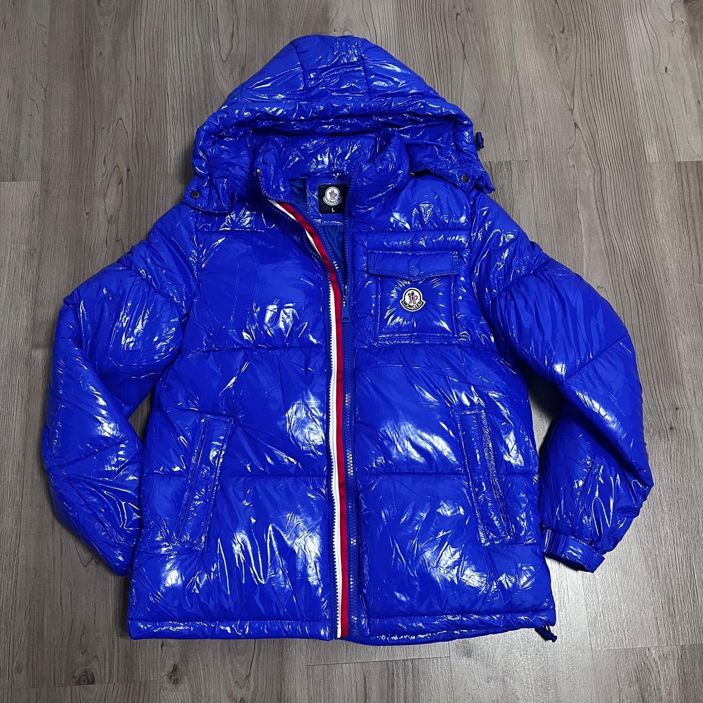 CHAQUETÓN ACOLCHADO MONCLER AZUL ELECTRICO