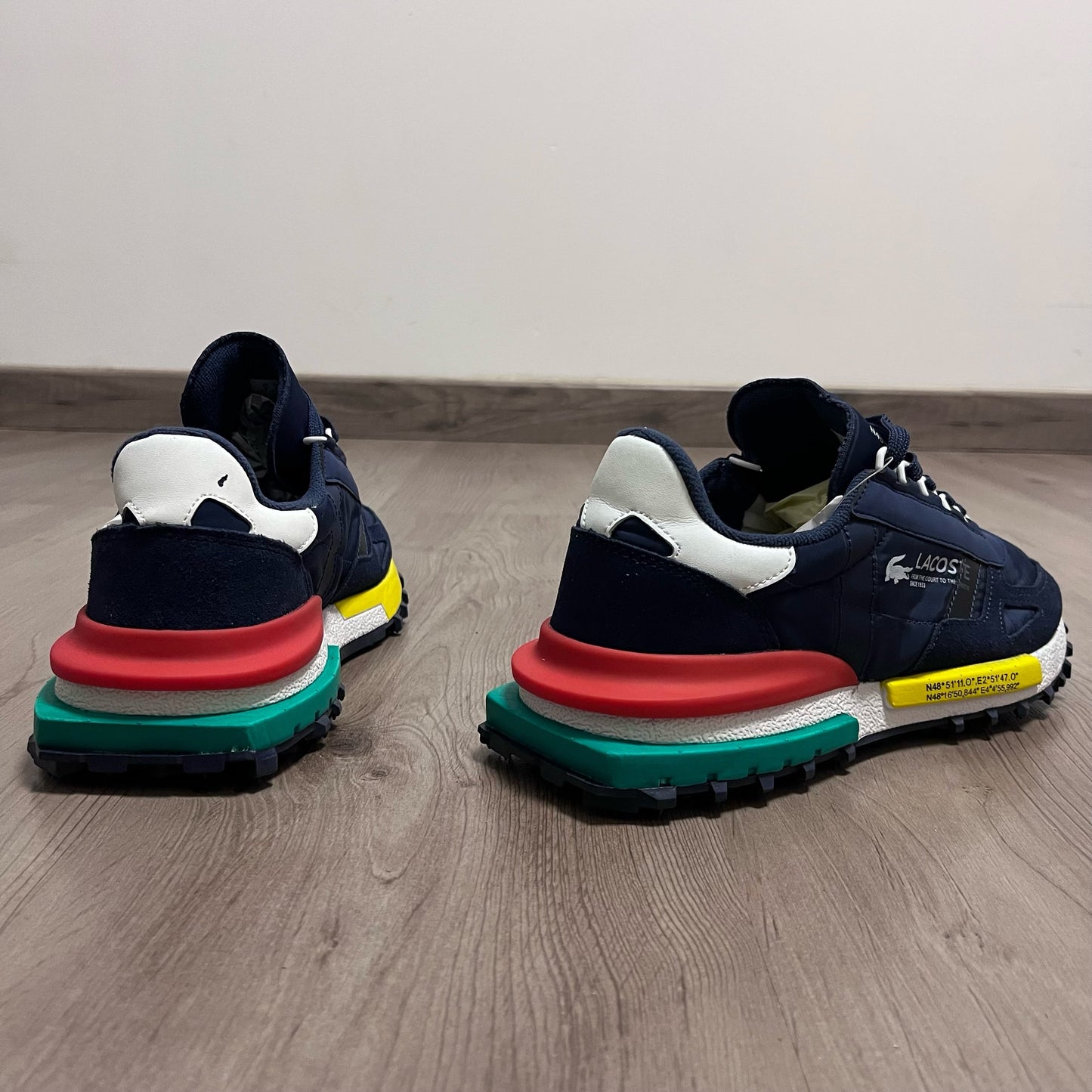 ZAPATILLAS LACOSTE AZUL MARINO♥️💛💚