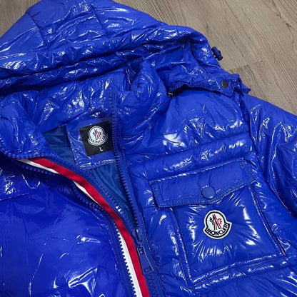 CHAQUETÓN ACOLCHADO MONCLER AZUL ELECTRICO