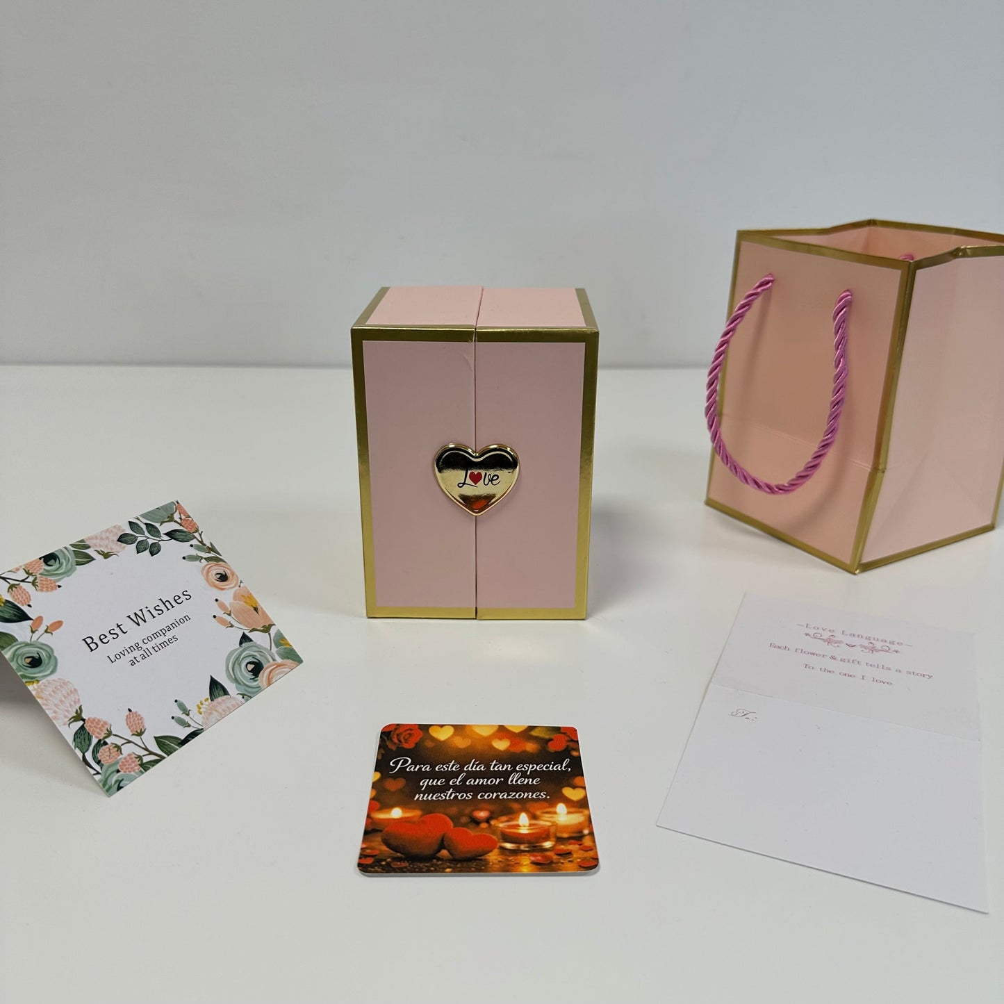 COFRE OSITO+ROSA ETERNAS+PULSERITA