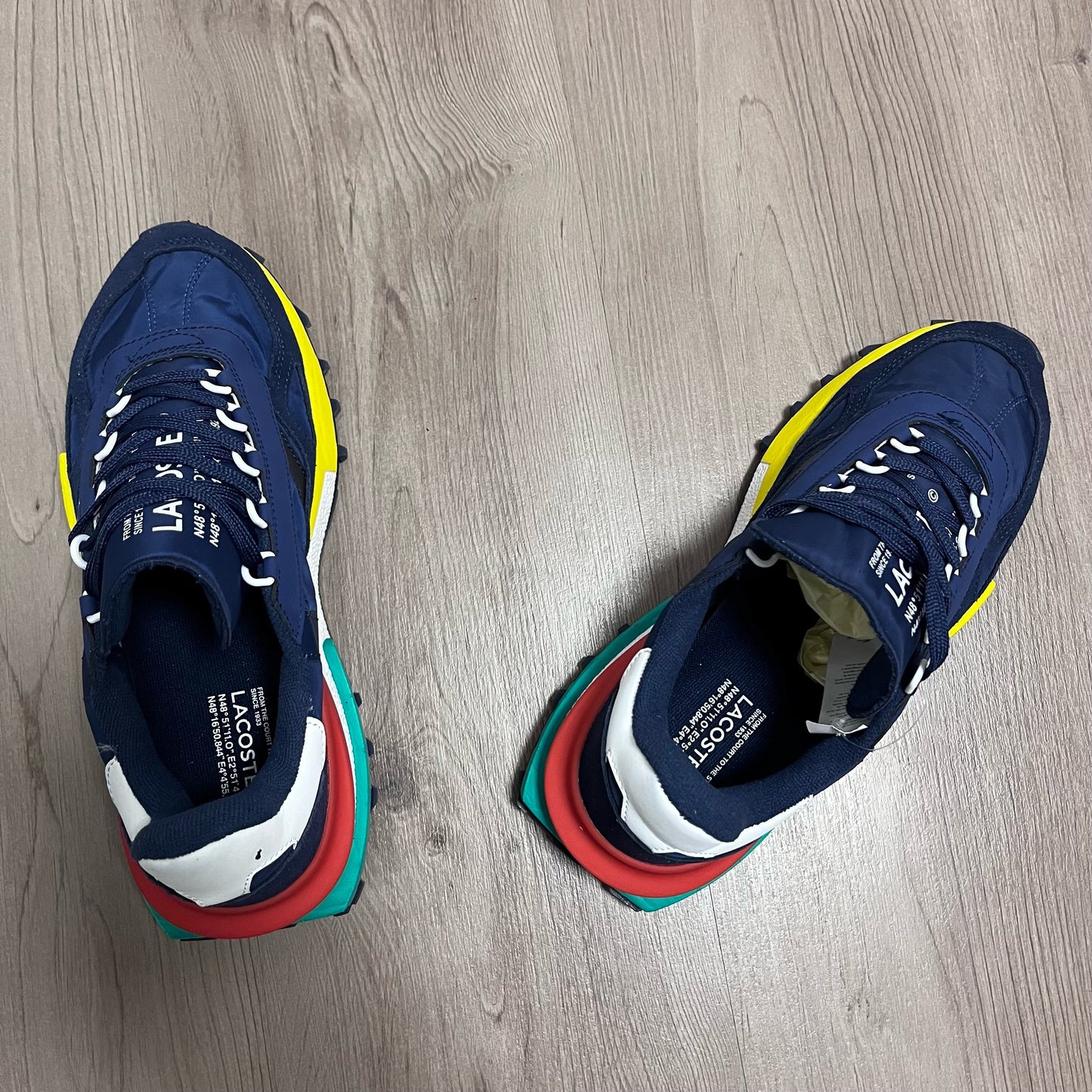 ZAPATILLAS LACOSTE AZUL MARINO♥️💛💚