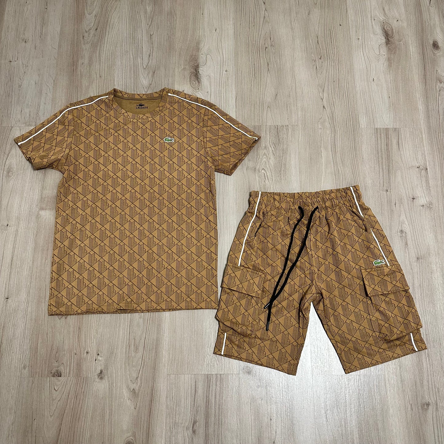 Conjunto corto LACOSTE BORDADO
