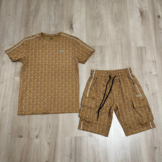 Conjunto corto LACOSTE BORDADO