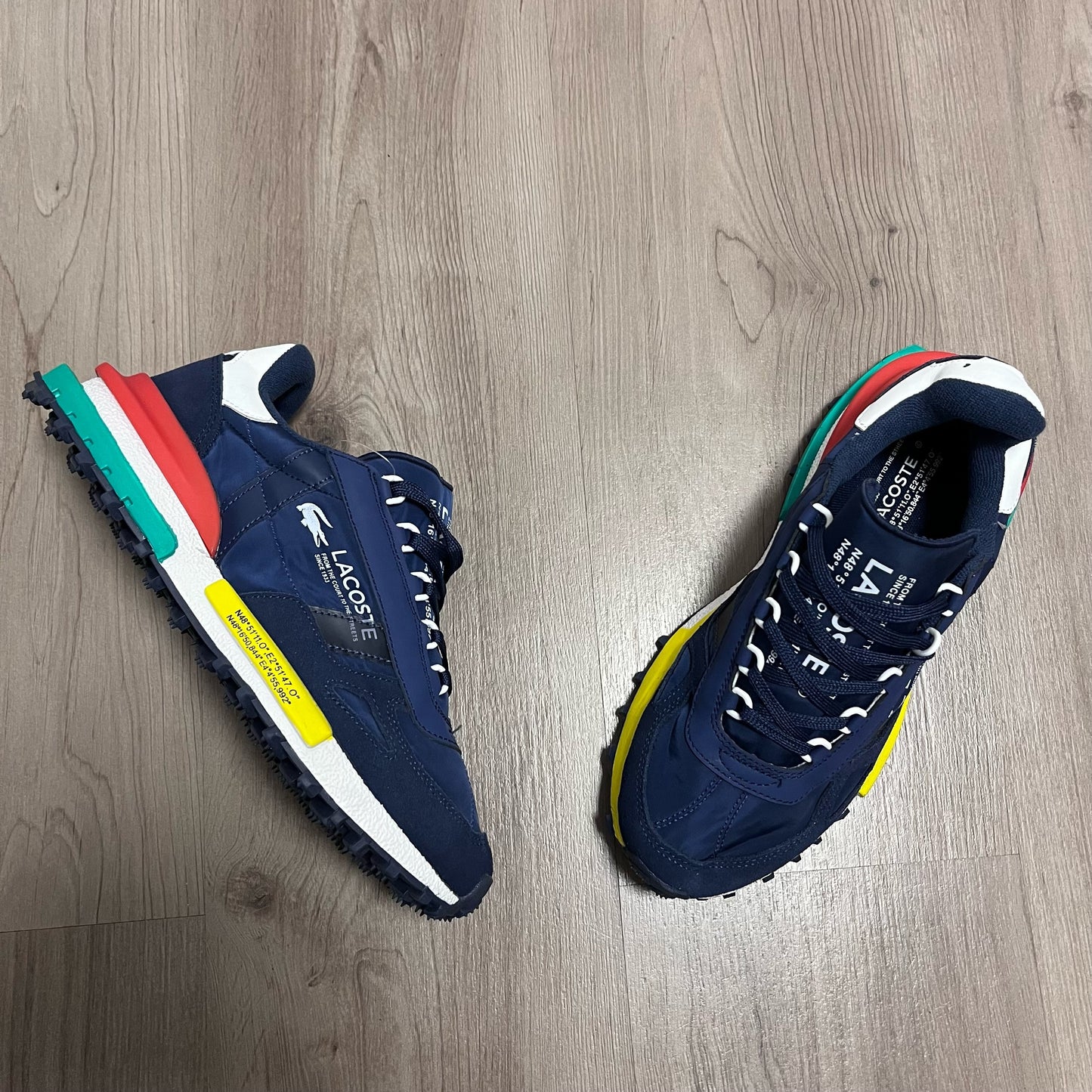 ZAPATILLAS LACOSTE AZUL MARINO♥️💛💚