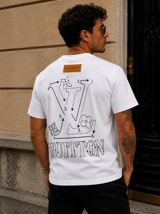Camiseta OVERSIZE LV WHITE