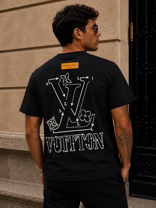 Camiseta OVERSIZE LV BLACK
