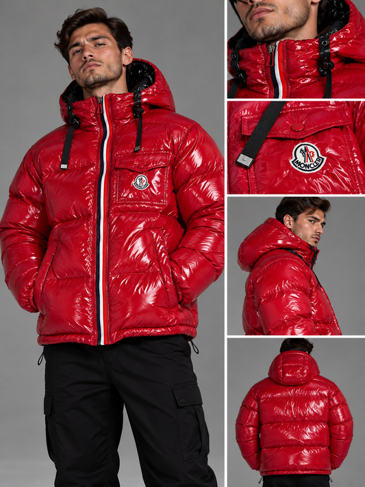 CHAQUETÓN ACOLCHADO MONCLER RED