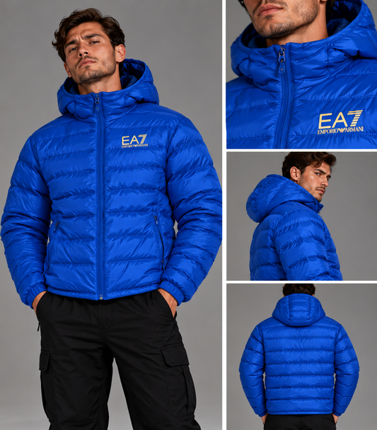 CHAQUETÓN ARMANI GOLD AZUL ELÉCTRICO