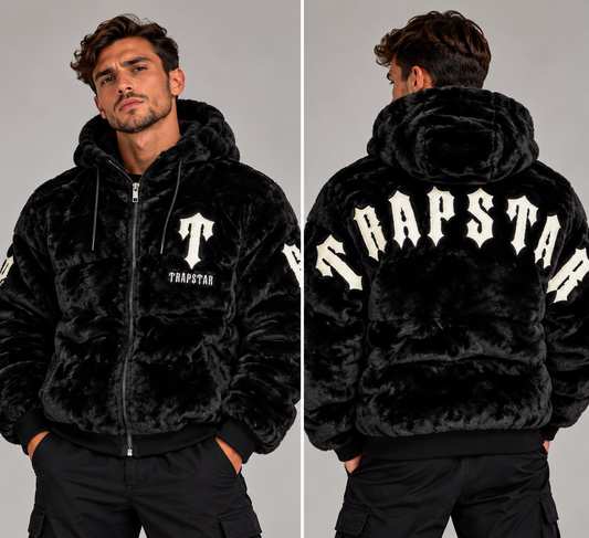 CHAQUETON CON PELO TRAPSTAR🖤